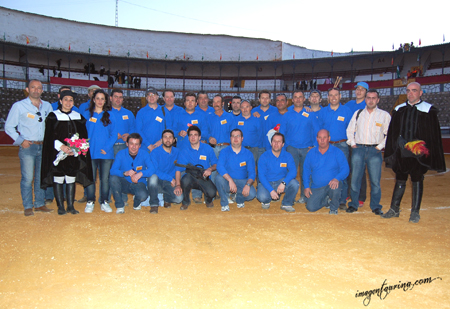 Personal de la Plaza de Toros el dia de la reinauguracion