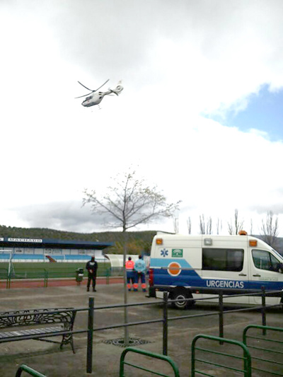 traslado en helicoptero