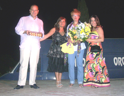 Francis Alcal�, Reyes Cubero, Ana Redondo y Mari Trini