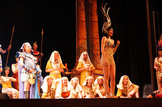 Un momento de la representaci�n