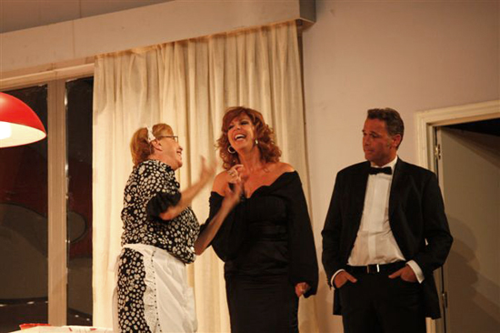 Mar�a Luisa Merlo, Carlos Lozano y Belinda Washington