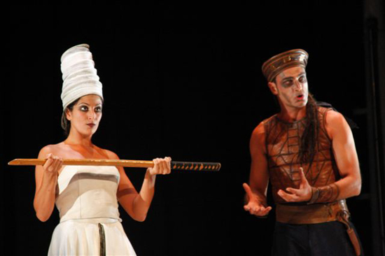 Un momento de la representaci�n