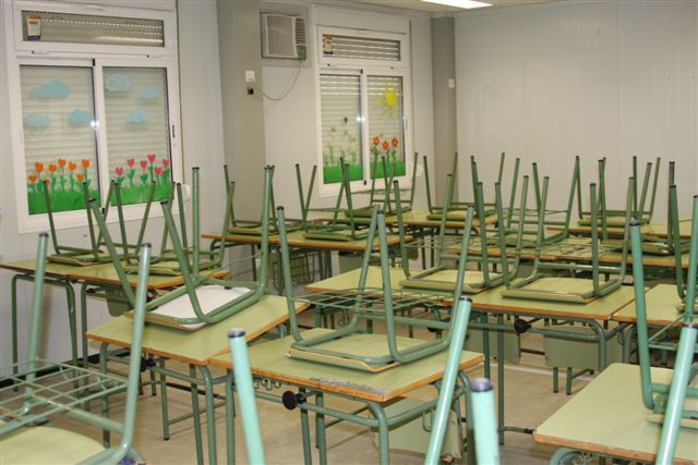 Aula prefabricada del Carmen Panti�n