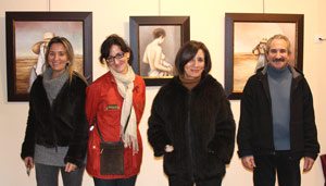 Remigio Gonz�lez junto a su familia