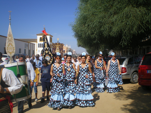 Componentes del Grupo Rociero. Foto: Manolo Osuna