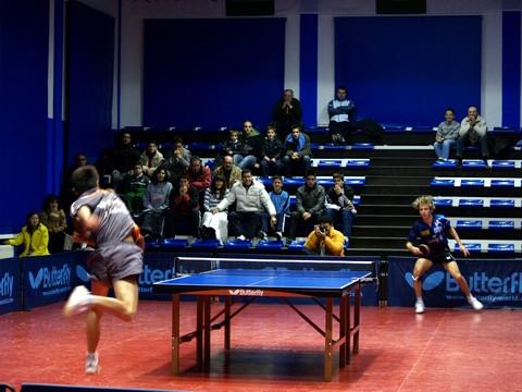 Partido de tenis de mesa